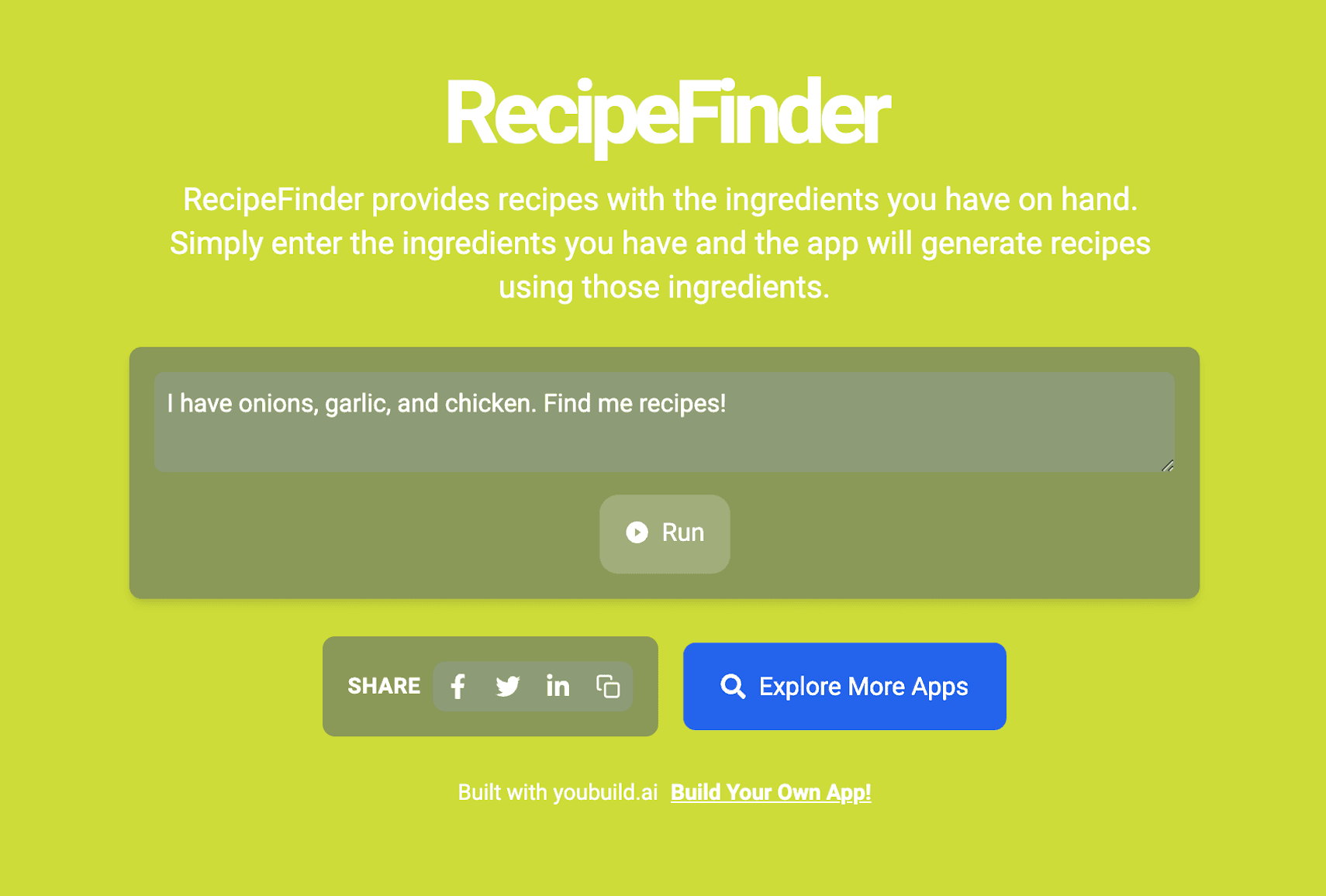 Recipe Finder
