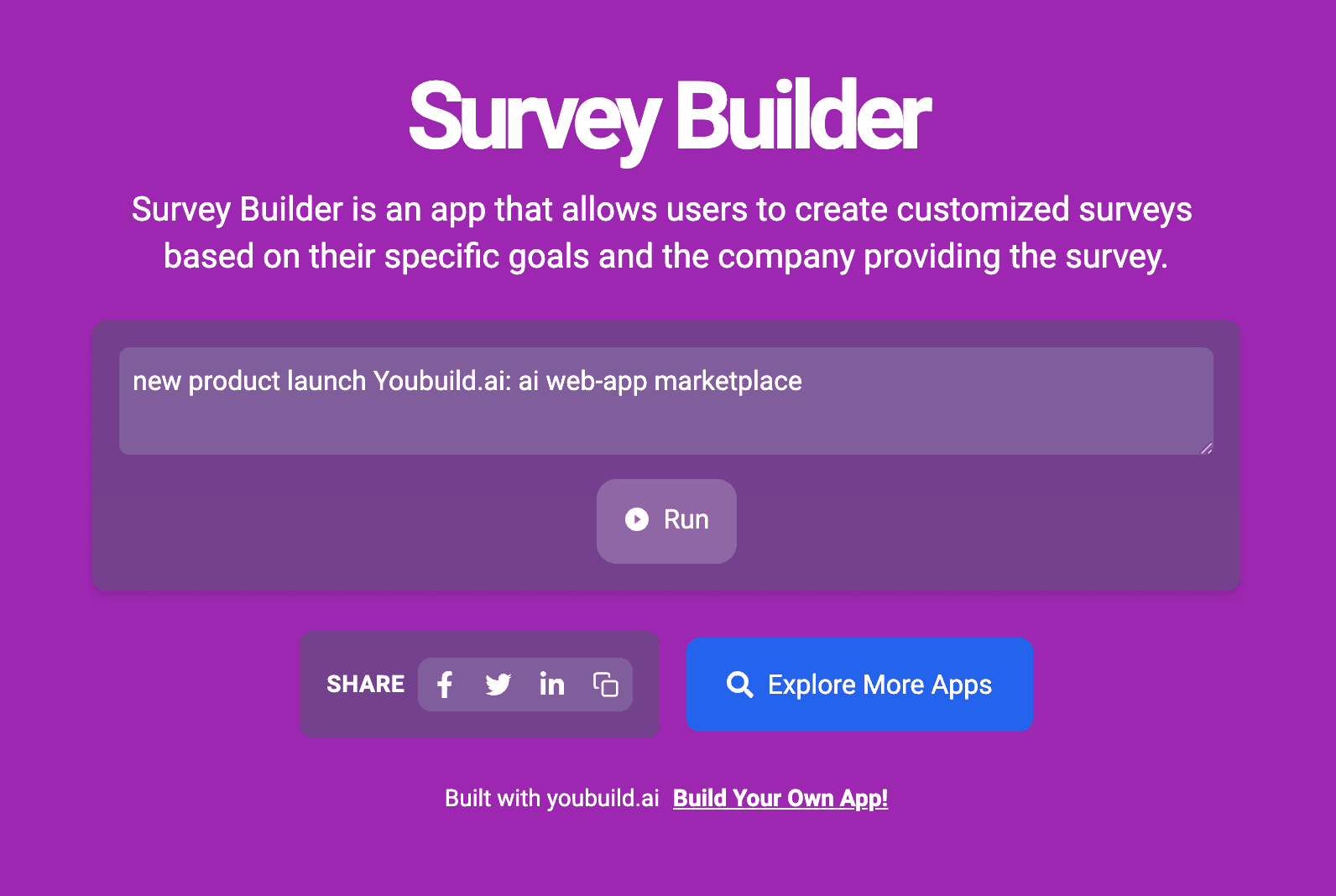Survey Builder